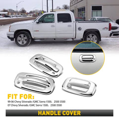 Door Handle Covers + Tailgate Handle Cover For Chevy 99-06 Silverado GMC Sierra 6B93BC-57