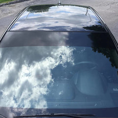 60x10'' Car Window Tint Windshield Sun Visor Vinyl PVC Decal Strip Sticker Black 6B93BC-57