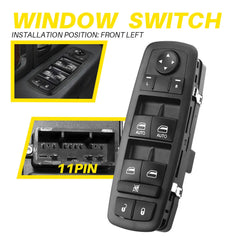 Power Window Switch Front Driver Side For 2016-2018 Ram 1500 2500 3500 5500 4500 6B93BC-57