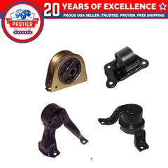 Motor & Trans Mount Set Fit 2002-2007 Mitsubishi Lancer 2.0L for Auto Trans 6B93BC-57