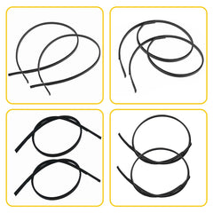 2pcs For TOYOTA 06-16 HATCHBACK YARIS RH + LH ROOF DRIP SIDE FINISH MOULDING SET 6B93BC-57