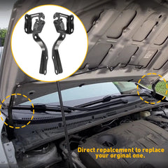 Set of 2 Hood Hinges Driver & Passenger Side LH RH for Toyota Prius C Pair 6B93BC-57