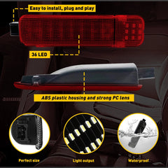 Pair LED Door Courtesy Light For Chevy Silverado Suburban Tahoe GMC Sierra Yukon 6B93BC-57