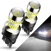 2 X 3157 3156 Super White 54SMD LED Reverse Tail Brake Signal Light Bulbs 6000K 6B93BC-57