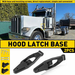 FOR Kenworth W900 Peterbilt 377 378 379 Hood Latch Kit 1 Pair OEM # L56-0001 EOA 6B93BC-57