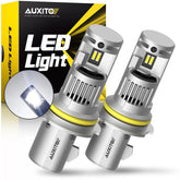 2x AUXITO 9004 HB1 LED Headlight Bulbs Kit 6000K High Low Beam White Q16 EOA AUXITO