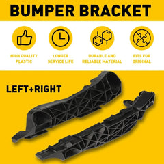 2X For 2006-2012 Toyota RAV4 Front Driver Passenger Side Bumper Fender Bracket 6B93BC-57