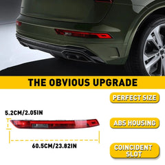 Rear Right Side Marker Bumper Light Red Lens Fit for 2018 2019 2020 2021 Audi Q5 6B93BC-57