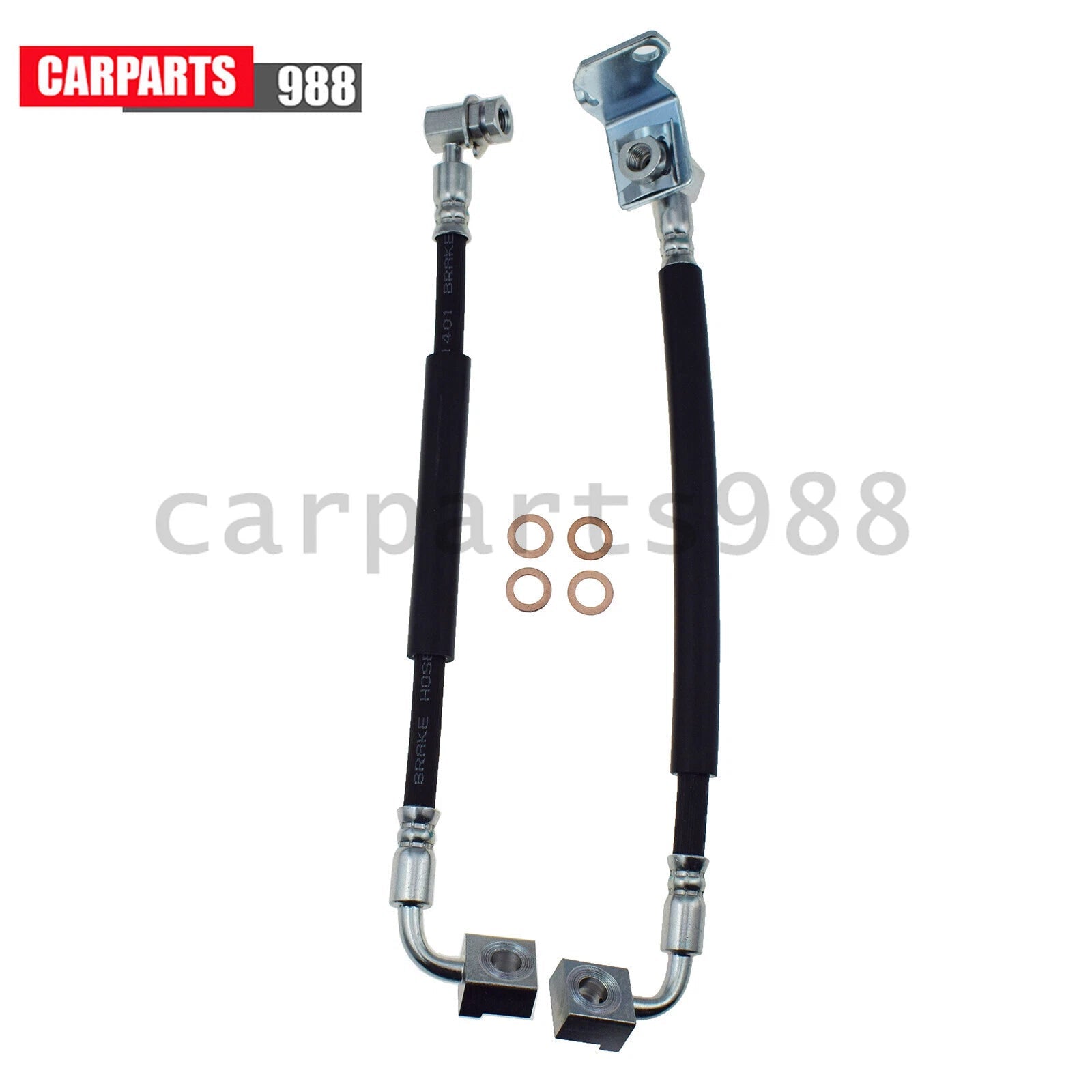 2Pcs Front LH & RH Brake Hydraulic Hose for Ford Explorer Ranger Mazda 8L5Z2078L 6B93BC-57