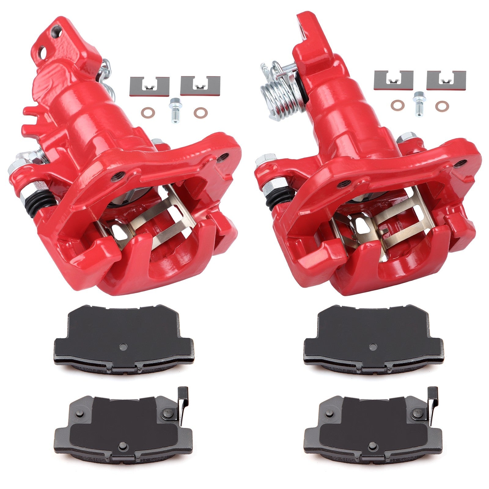 Rear L+R Brake Calipers Ceramic Pads For Acura TSX Honda Accord 2004 2005-2007 6B93BC-57