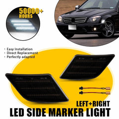 For 2008-2011 Mercedes Benz W204 C300 C350 C63 C-Class Side Marker Lights Lamp A 6B93BC-57