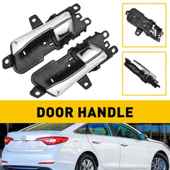 Front/Rear Left Right Inside Door Handle For Hyundai Sonata 2011-2015 Chrome EOA 6B93BC-57