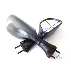Carbon Racing Mirrors For Kawasaki Ninja ZX6R 1998-2002 / ZX9R 98-03/ 650R 06-08