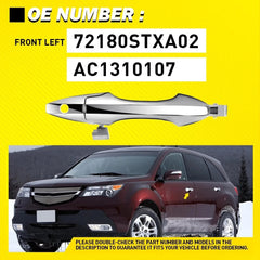 Front Left Driver Exterior Outside Door Handle For 2007-2013 Acura MDX Base EOA 6B93BC-57