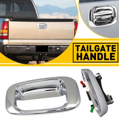 CHROME Rear Tailgate Handle Bezel & for 1999-2006 Silverado Sierra 1500 2500 6B93BC-57
