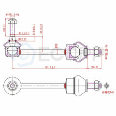Front Lower Control Arms Tie Rods Sway Bar Kit for 1998-2002 Ford Crown Victoria 6B93BC-57