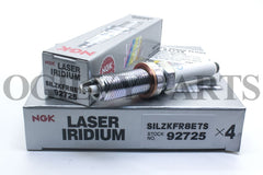 Pre-Gapped Spark Plugs (4) SILZKFR8E7S 92725 NGK Laser Iridium Fits A2701590700