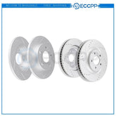 Front and Rear Discs Brake Rotors For Chevrolet Impala 2012-2013 Drilled Slotted 6B93BC-57