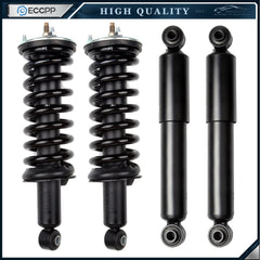 Front Complete Struts Spring + Rear Shocks Kit x4 For 2005-12 Nissan Pathfinder 6B93BC-57