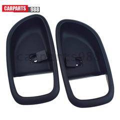 2Pcs Black Interior Door Handle Bezel Left & Right For 2007-2010 Hyundai Elantra 6B93BC-57
