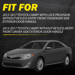 For 2012-17 TOYOTA Camry 1G3 Magnetic Gray Metallic Handle FRONT LH WITH KEYHOLE 6B93BC-57