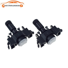 Headlight Lamp Washer Sprayer Cover Cap W/Nozzle Set For 15-18Hyundai Tucson 6B93BC-57