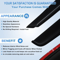For 88-99 Chevy C/K 1500 Extended Cab Window Visor Vent Guards Shades Deflectors 6B93BC-57