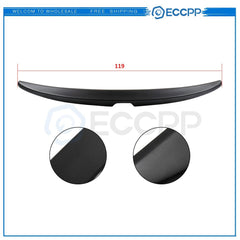 For 2008-2012 Honda Accord 4DR Sedan Rear Trunk Lip Black Wing Spoiler