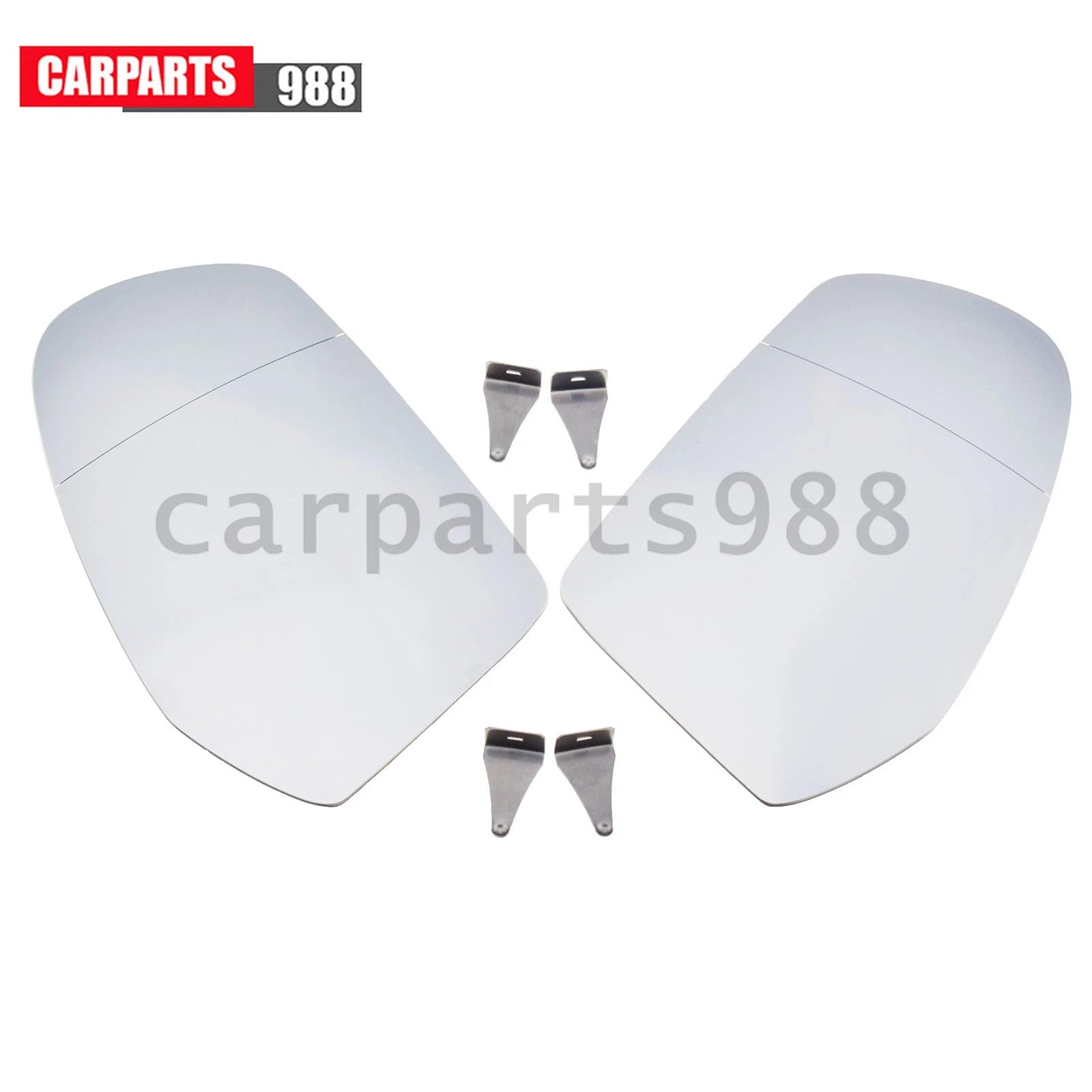 2Pcs Left Right Rearview Mirror Glass Heated For Mercedes W245 W169 2004-2009 6B93BC-57