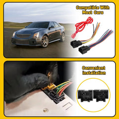 Car Radio Stereo Wiring Harness For 2007-2013 Chevy Silverado 1500 2500 A US 6B93BC-57