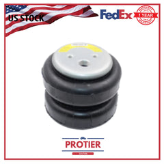 Air Suspension Spring Double Bellow Standard 2500 lb 1/2"npt Single Port Air 6B93BC-57