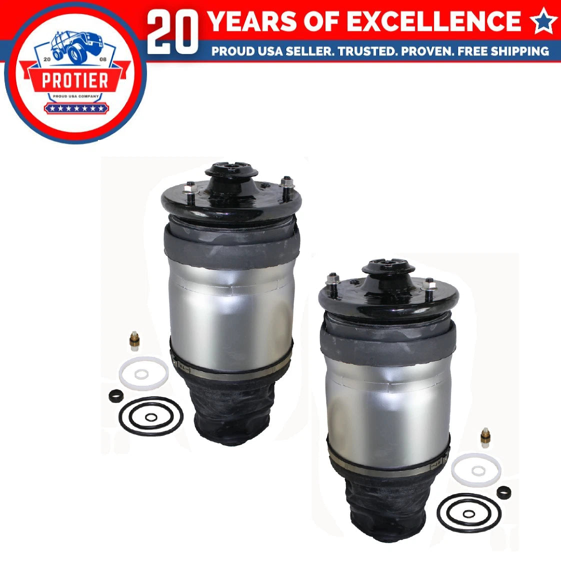 Rear Air Suspension Spring 2PCS Set Fit Land Rover LR3/ Range Rover Sport 6B93BC-57