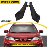 2x Fender to Cowl Hood Side Seal Left Right & 53867-0R030 For Toyota Rav4 13-19 6B93BC-57