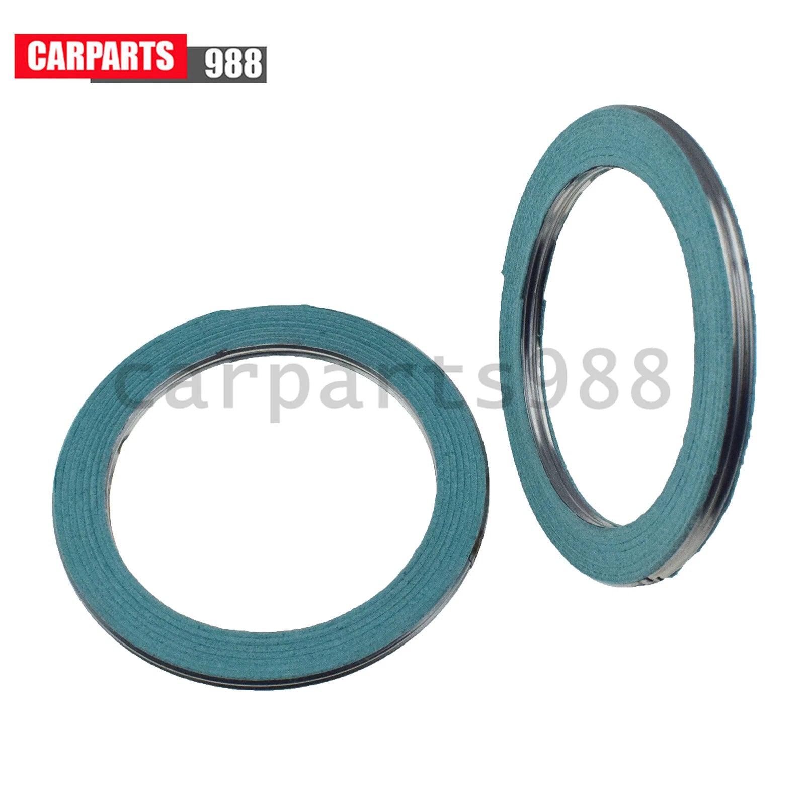Set of 2 Exhaust Pipe Gasket 90917-06076 For Toyota Lexus Camry T100 IS300 ES350 6B93BC-57