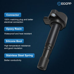 ECCPP 6 Ignition Coils For 2001-2006 Acura MDX 2004-2007 Saturn Vue 3.5L V6 ECCPP