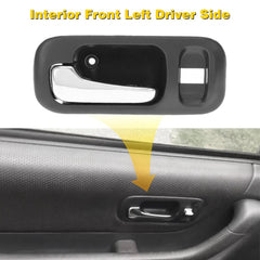 For 1997-2001 Honda CRV Front LH Inside Door Handle Dark / Deep Gray Chrome 6B93BC-57