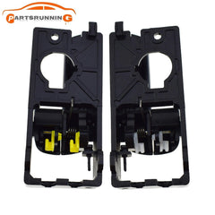 2PCS Inside Inner Left & Right Side Black Door Handle For 2006-2011 Kia Rio Rio5 6B93BC-57