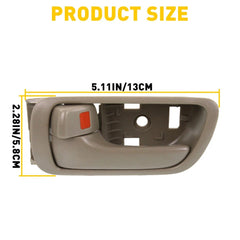 4x Door Handle For Set Toyota 2002-06 Camry & Front Rear Inner 6920533030E Beige 6B93BC-57