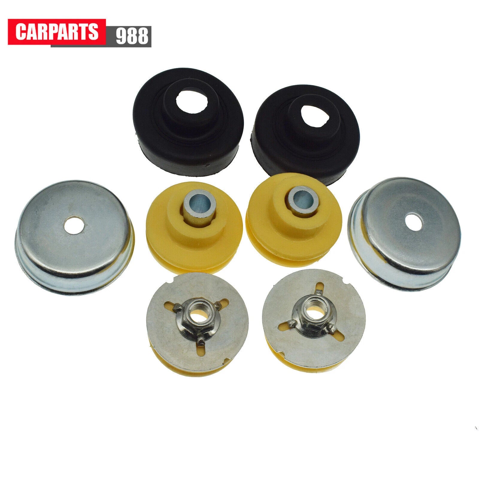 Set of 8 Rear Lower + Upper Shock Mounts Set for BMW E90 E92 E82 E87 328i 335i 6B93BC-57
