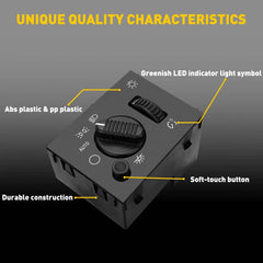 HEADLIGHT HEADLAMP DIMMER SWITCH FOR 2003-2007 CHEVY SILVERADO GMC SIERRA YUKON 6B93BC-57