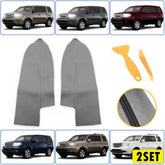 4PCS Front Door Panels Armrest Cover Fits 2007-2012 CR-V Honda CRV Leather Gray 6B93BC-57