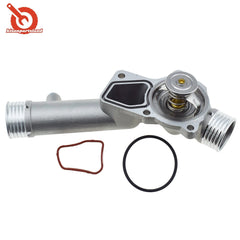 Aluminum Coolant Thermostat & Housing Kit FOR 1996-2000 BMW E39 528I 11531740478 6B93BC-57