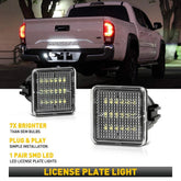 For Toyota Tundra Tacoma TRD White 18 SMD LED License Plate Light Kit Lamp Pair 6B93BC-57