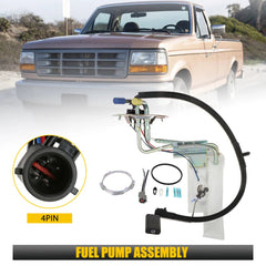 Fuel Pump for Ford F250 F150 F350 1992-1996 4.9L 5.8L 5.0L 7.5L 19 Gallon Tank 6B93BC-57