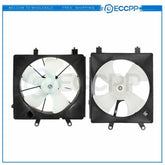 Radiator Condenser Cooling Fan Assembly For 2001 2002 2003-2005 Honda Civic 6B93BC-57
