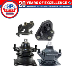Fits 2003-2007 Honda Accord 2.4L MANUAL FR & RR Motor/FR & Upper Trans Mount : 6B93BC-57