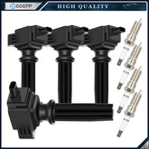 4 For 2.0L L4 Ford Edge Escape Explorer Focus Taurus Ignition Coil Spark Plugs