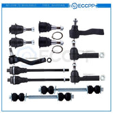 12pc For GMC Sierra 2500 3500 2WD 4WD Complete Front Suspension Pitman Idler Kit 6B93BC-57