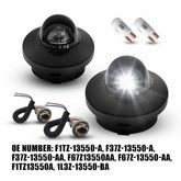 LED License Plate Light Lens Lamp Socket Wiring Harness Black Housing For Ford A 6B93BC-57