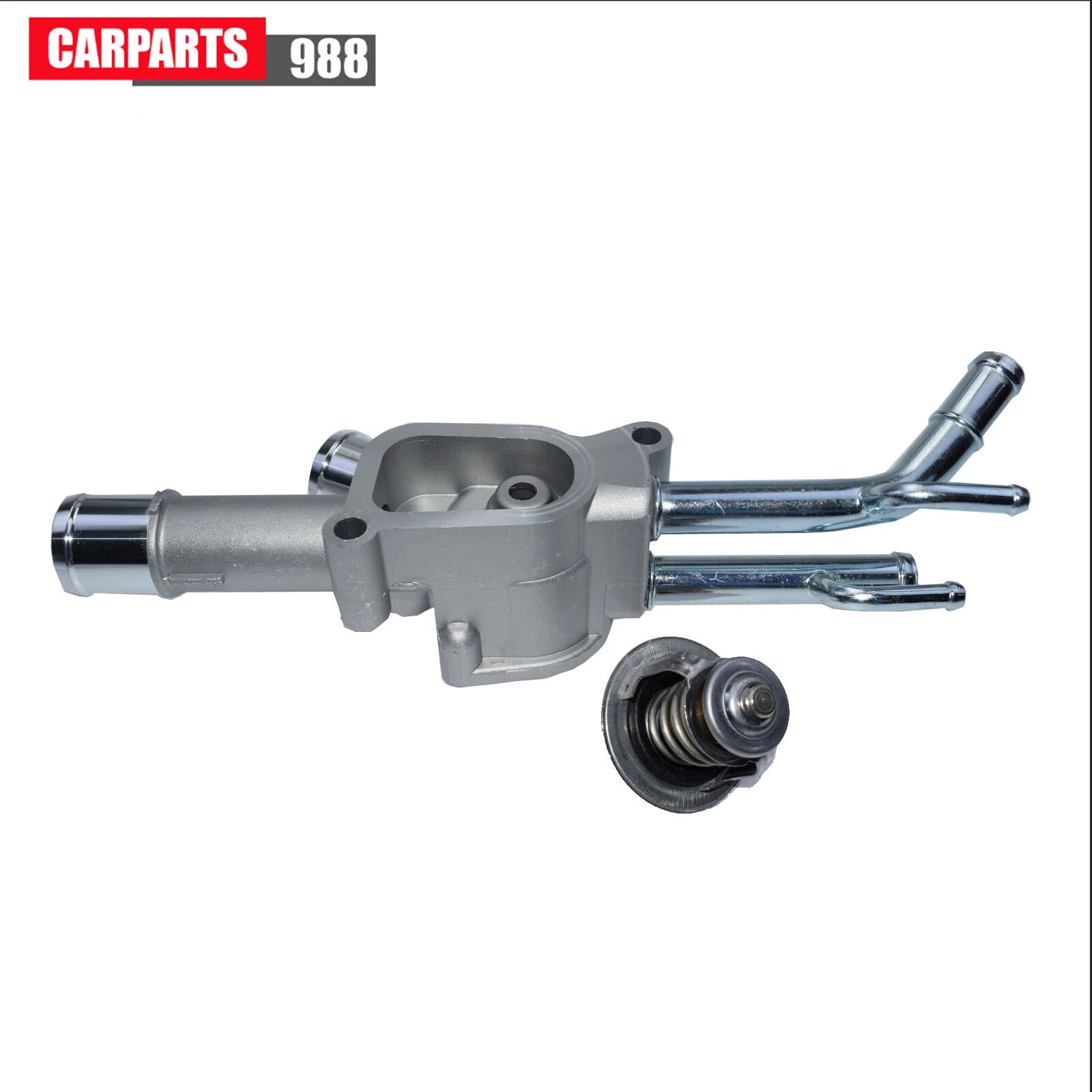 Coolant Thermostat & Housing Kit For 2001-06 Hyundai Elantra 2.0L L4 25620-23501 6B93BC-57